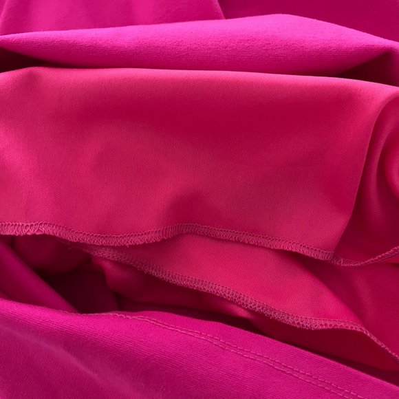 FORE Bright Pink/Orange One Shoulder Cut Out Waist Mini Dress New with Tags - Picture 7 of 8